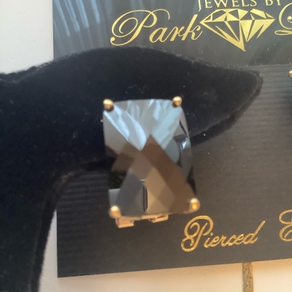 Park Lane Grand Necklace & Earrings Vintage Set Jet Black Cubic Zirconia - Picture 5 of 11